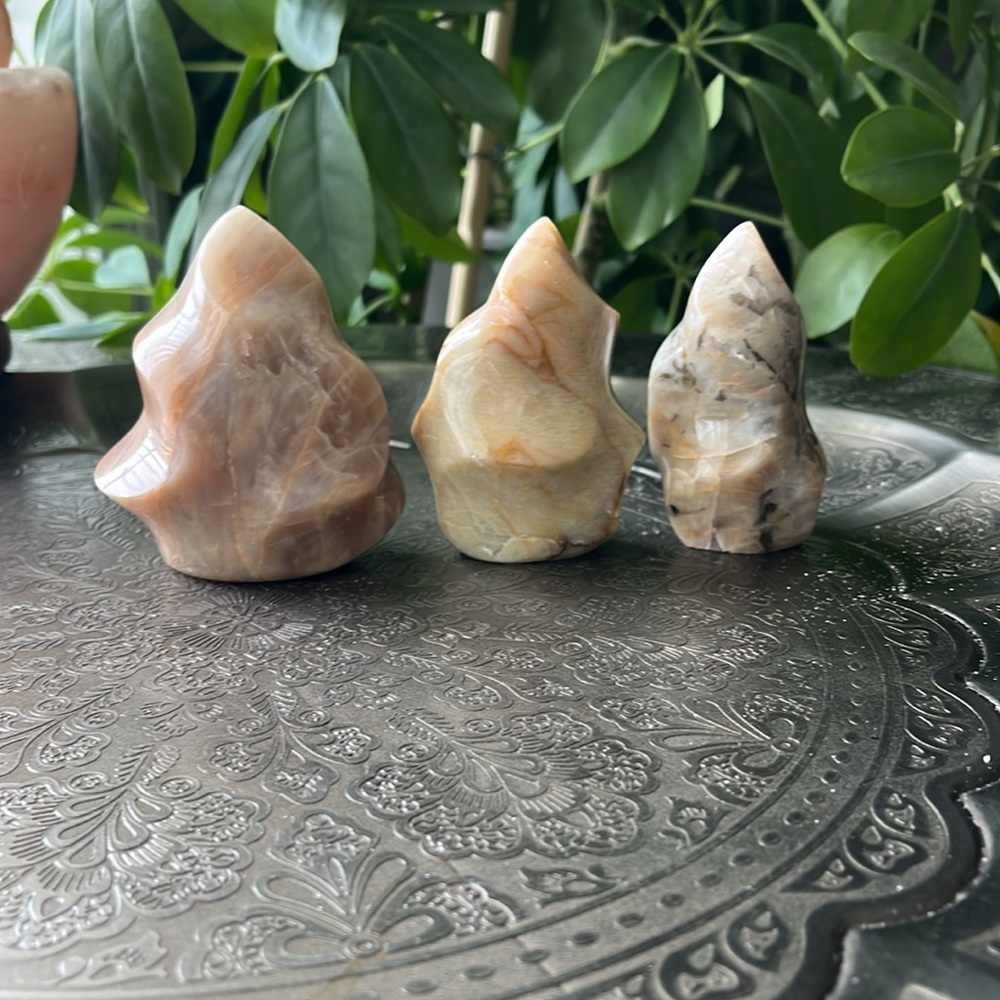 Peach Moonstone Flame